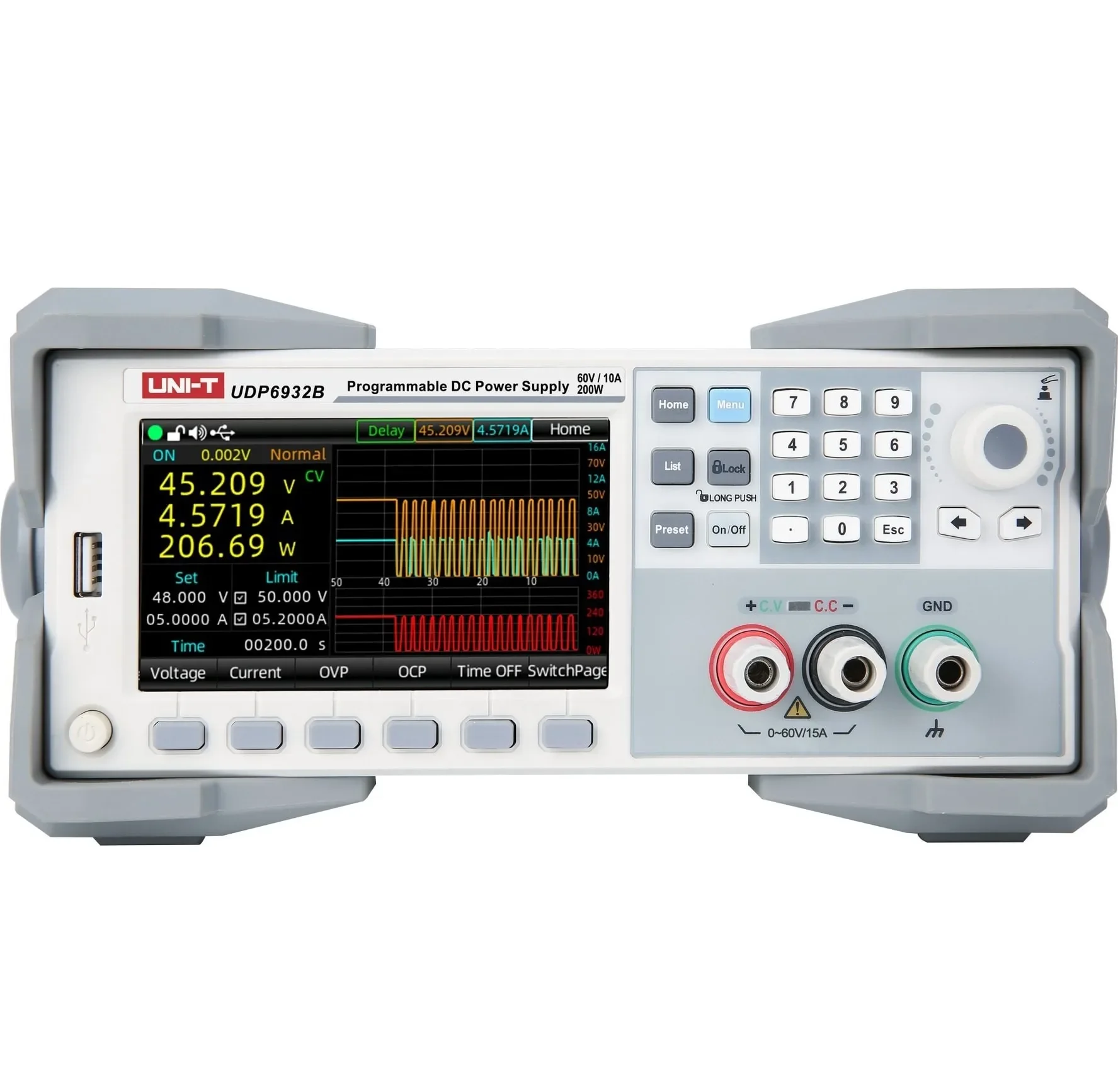 【Brandneu】 UDP6932B – Programm – Programmable Dc Power Supply 60V 10A Bewertung und Preis